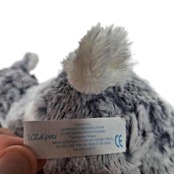 Wishpets Chewy Goat Black White Gray Plush Stuffed Animal 2017 10" - Picture 8 of 8